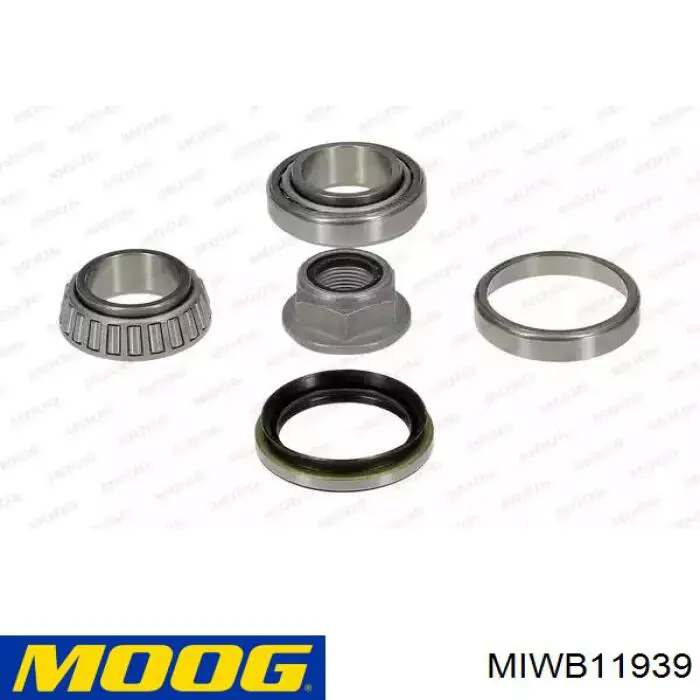 Cojinete de cubo delantero Moog MIWB11939 precio, desde 23,96 EUR