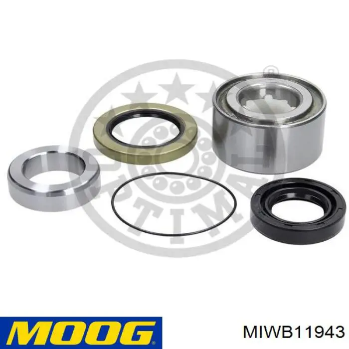 Comprar MIWB11943 Moog Cojinete de rueda trasero
