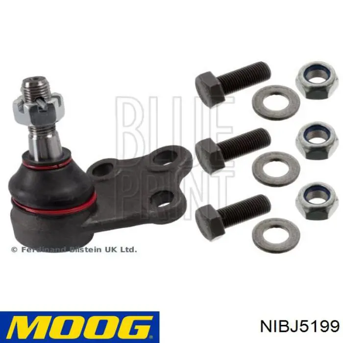 NIBJ5199 Moog rótula de suspensión inferior izquierda