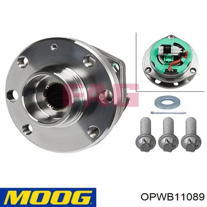 OP-WB-11089 Moog cubo de rueda delantero