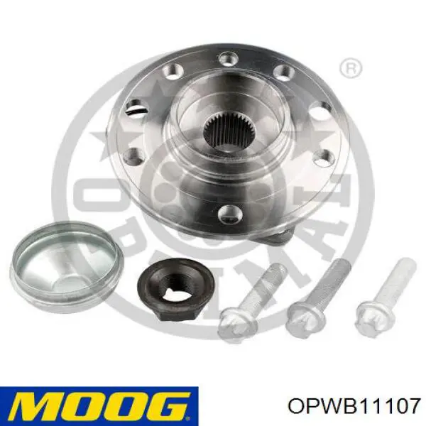 Buje de rueda delantero OPWB11107 Moog