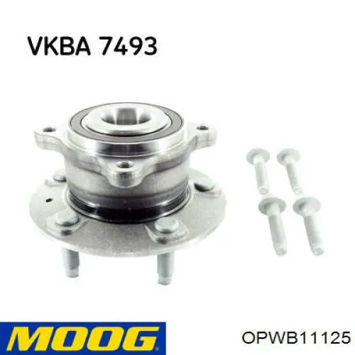 OPWB11125 Moog cubo de rueda trasero