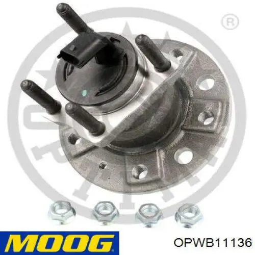 OPWB11136 Moog cubo de rueda trasero