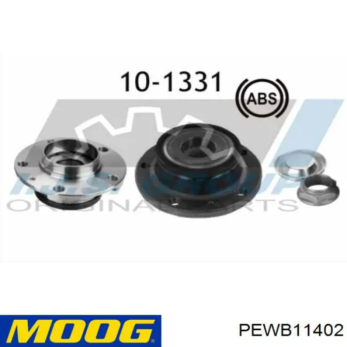 Comprar PEWB11402 Moog Cubo de rueda, Eje trasero