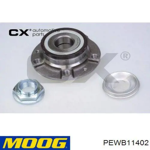 Cubo de rueda trasero PEWB11402 Moog