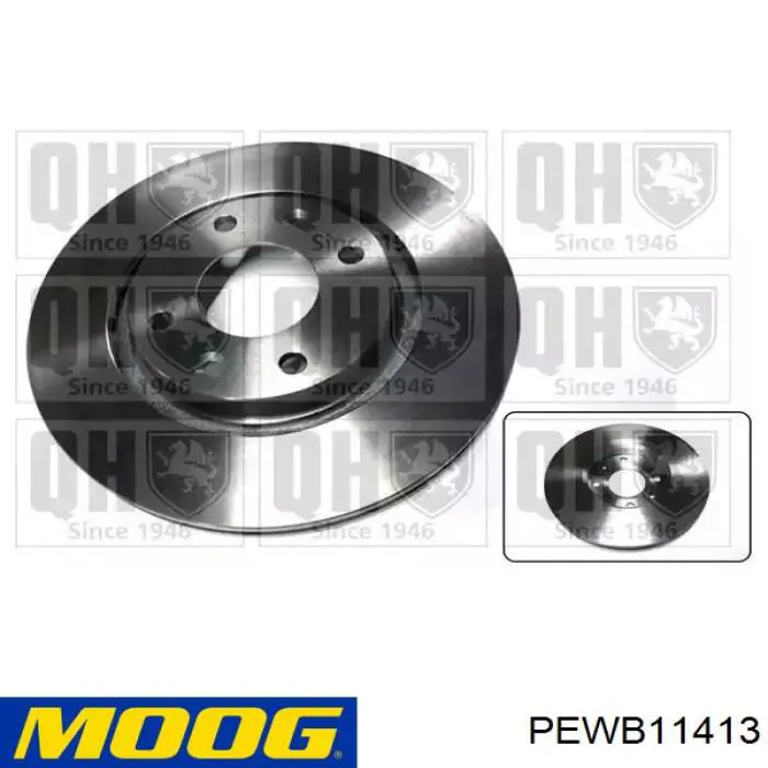 Cojinete de cubo delantero Moog PEWB11413 precio, desde 95,95 EUR