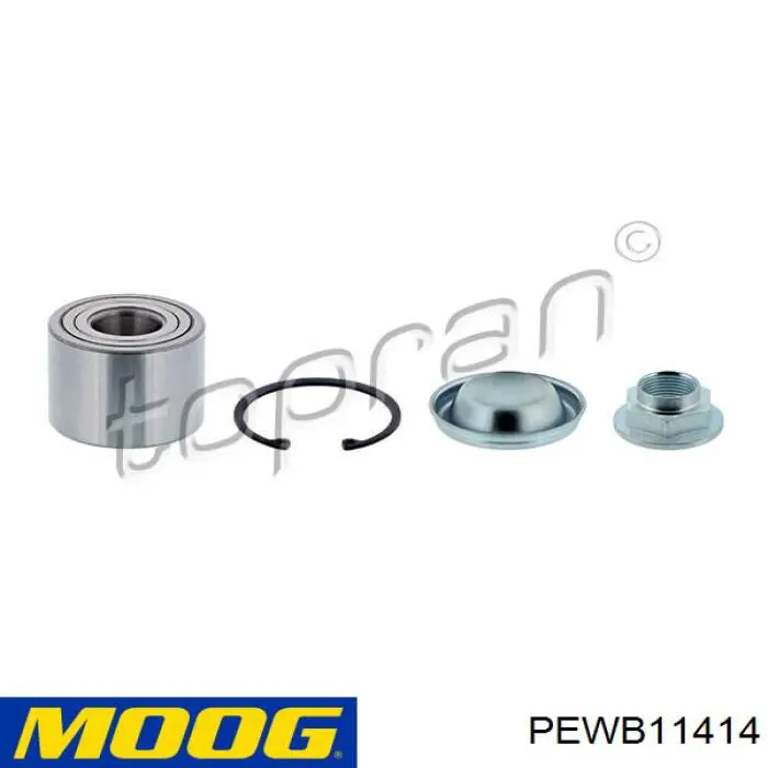 PE-WB-11414 Moog cojinete de rueda trasero