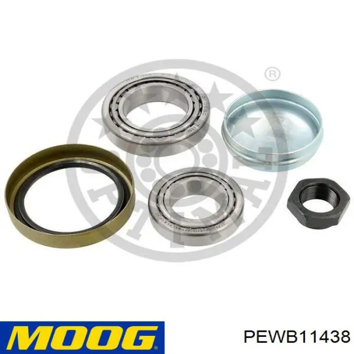 Cojinete de cubo delantero Moog PEWB11438 precio, desde 30,91 EUR