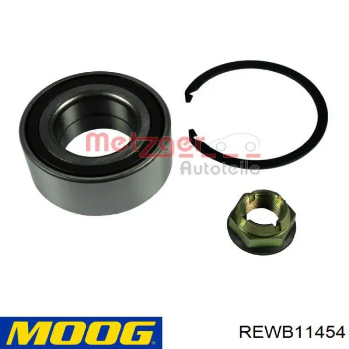 Cojinete de rueda delantero KK10016 Japan Parts