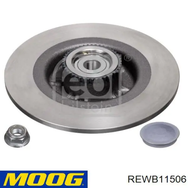REWB11506 Moog disco de freno trasero