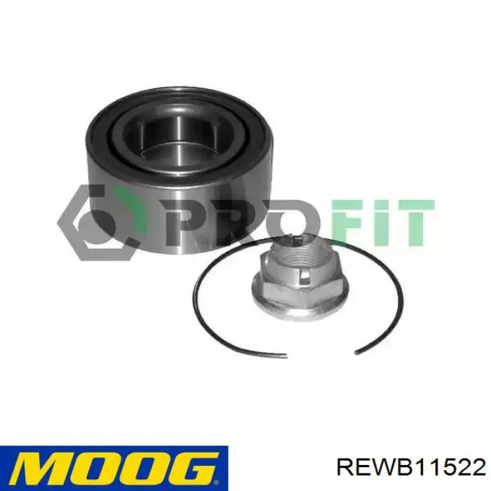 RE-WB-11522 Moog cojinete de rueda trasero