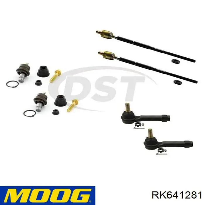 RK641281 Moog brazo suspension inferior trasero izquierdo/derecho