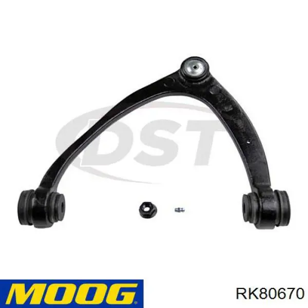 Brazo superior derecho de la suspensión delantera Moog RK80670 precio, desde 50,15 EUR