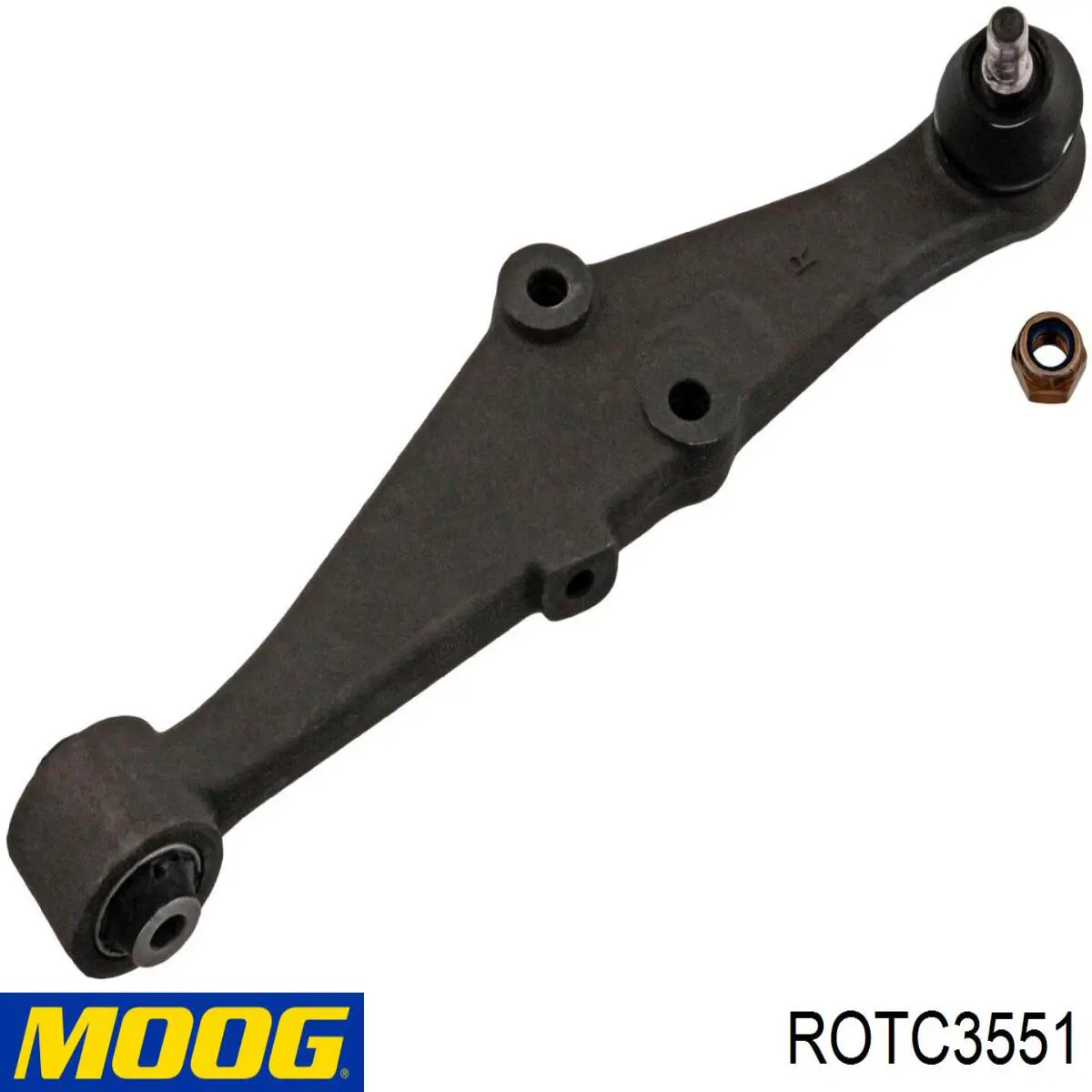 ROTC3551 Moog barra oscilante, suspensión de ruedas delantera, inferior derecha