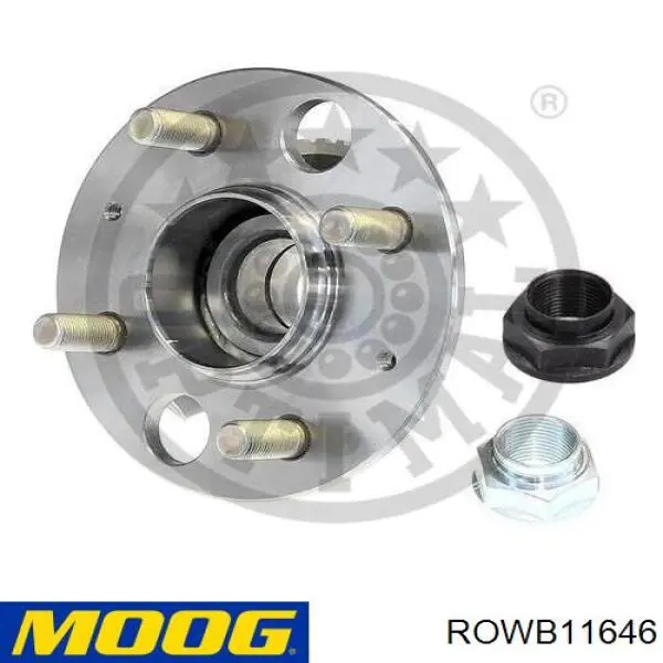 Comprar ROWB11646 Moog Cubo de rueda, Eje trasero