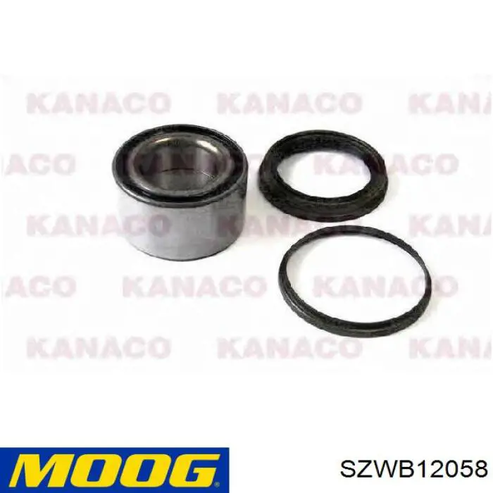 Cojinete de rueda delantero 654W0344 Ridex