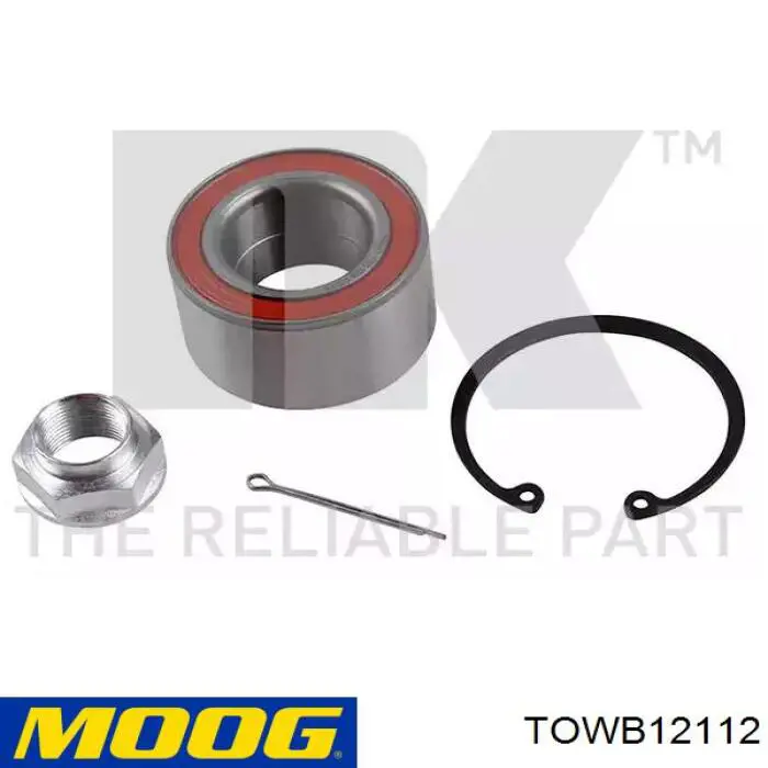 Cojinete de rueda delantero Moog TOWB12112 precio, desde 47,42 EUR