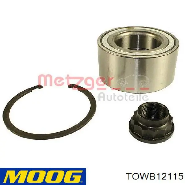 Rodamiento de rueda delantero Moog TOWB12115