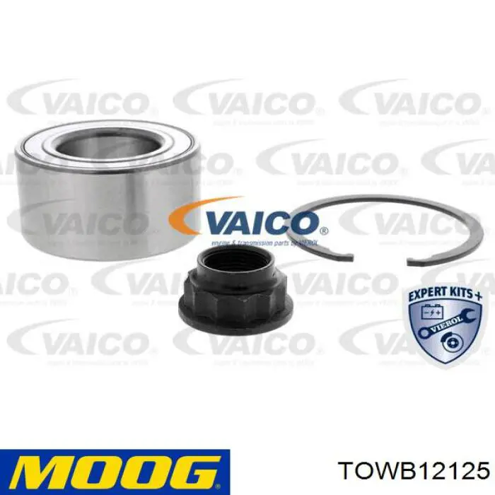 Rodamiento de rueda delantero Moog TOWB12125