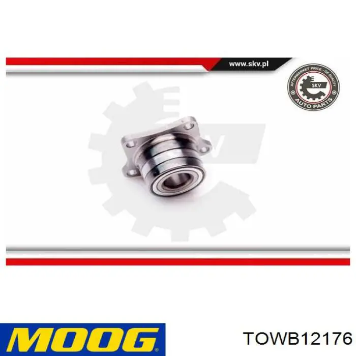 Comprar TOWB12176 Moog Cojinete de rueda trasero