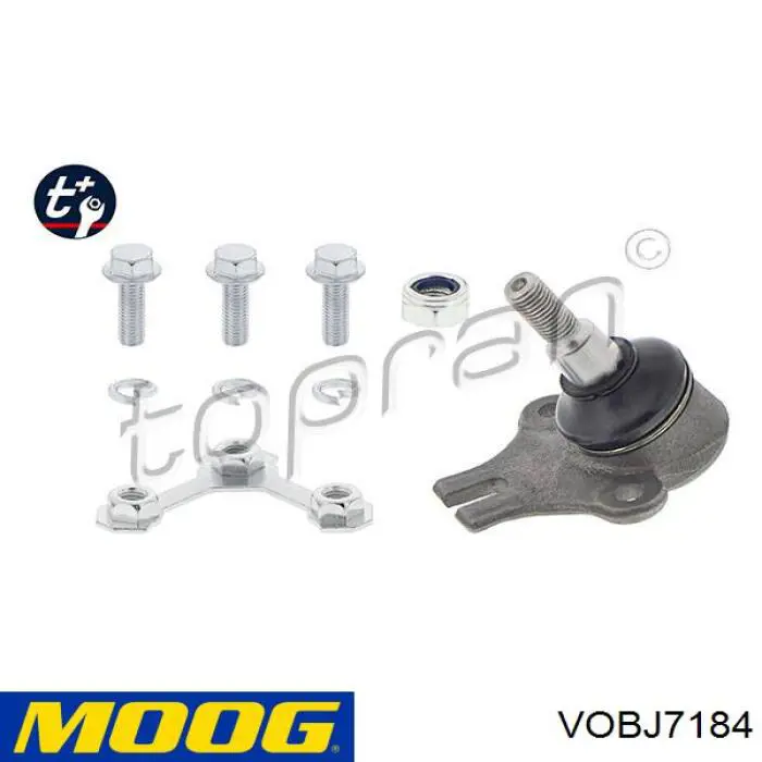 Rótula inferior de suspensión Moog VOBJ7184 precio, desde 25,62 EUR