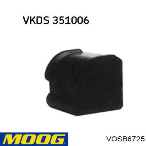 VOSB6725 Moog casquillo de barra estabilizadora delantera