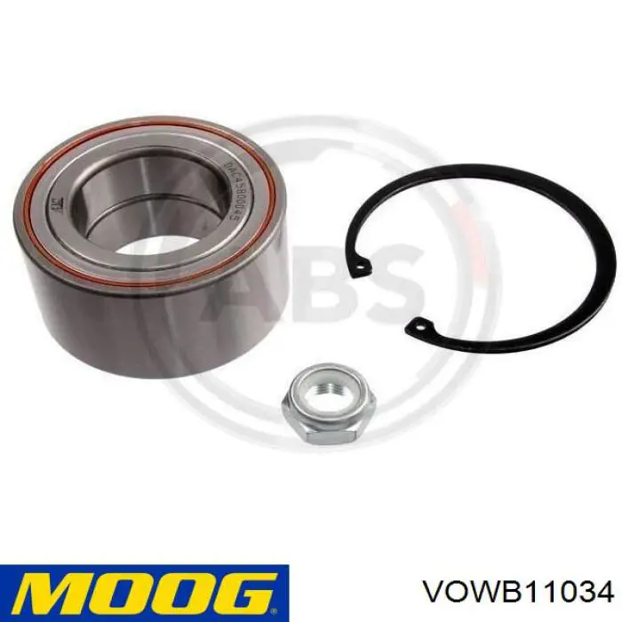 VO-WB-11034 Moog cojinete de rueda delantero