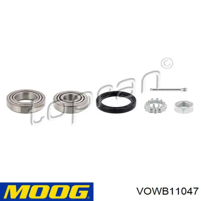 Cojinete de cubo delantero Moog VOWB11047 precio, desde 10,82 EUR