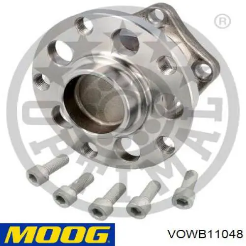 Cubo de rueda trasero VOWB11048 Moog