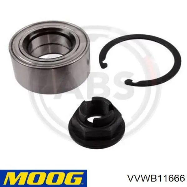 Cojinete de rueda delantero Moog VVWB11666 precio, desde 71,66 EUR