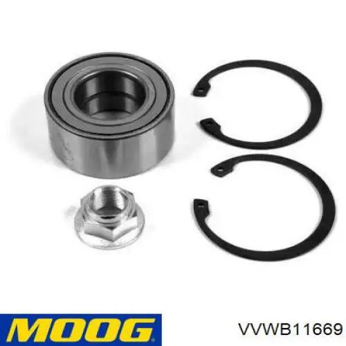 Comprar VVWB11669 Moog Cojinete de rueda delantero