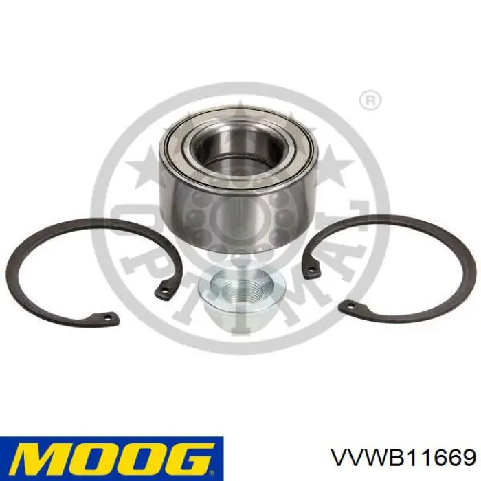 Cojinete de rueda delantero Moog VVWB11669 precio, desde 26,83 EUR