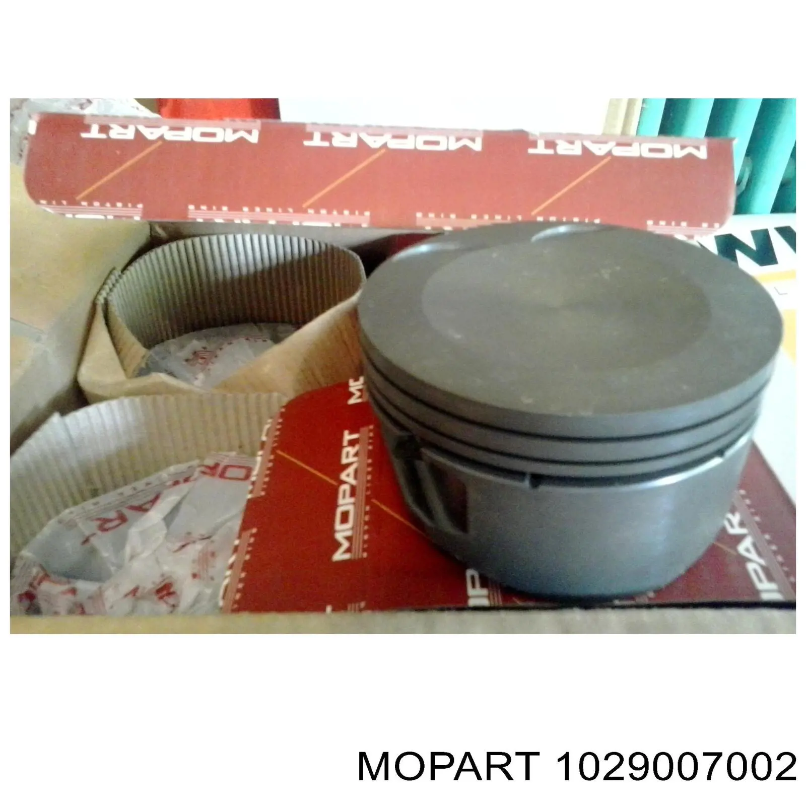 1029007002 Mopart pistón completo para 1 cilindro, cota de reparación + 1,00 mm