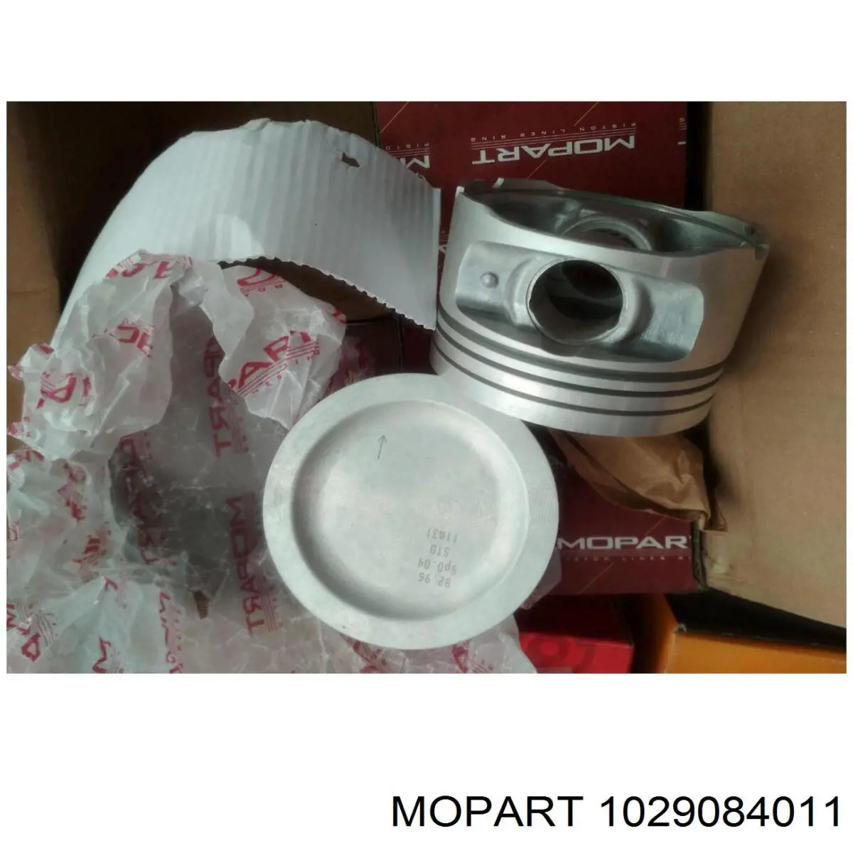 102-90840.11 Mopart pistón completo para 1 cilindro, cota de reparación + 0,50 mm