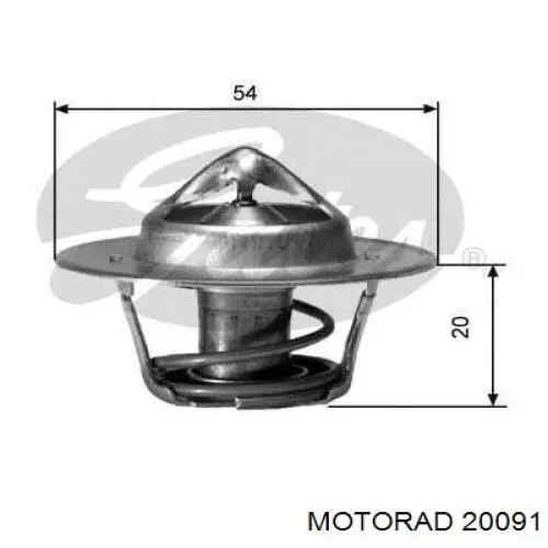 13171 General Motors termostato, refrigerante