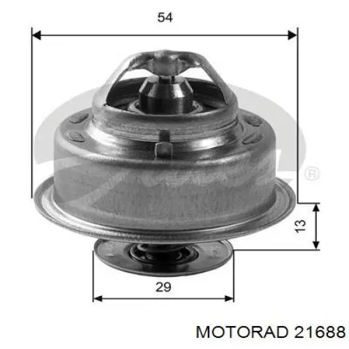 216-88 Motorad termostato, refrigerante