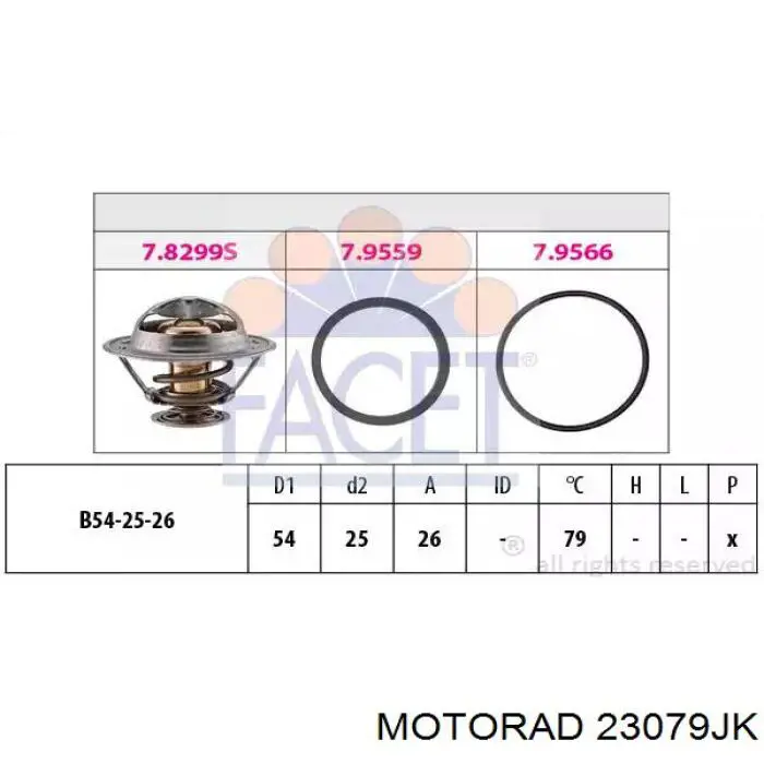 Termostato Motorad 23079JK precio, desde 11,25 EUR
