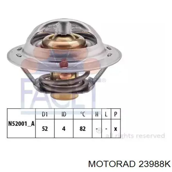 Termostato Motorad 23988K precio, desde 11,03 EUR