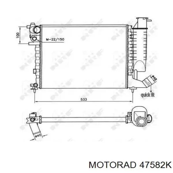 Comprar 47582K Motorad Termostato