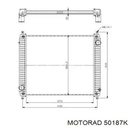 Termostato 50187K Motorad