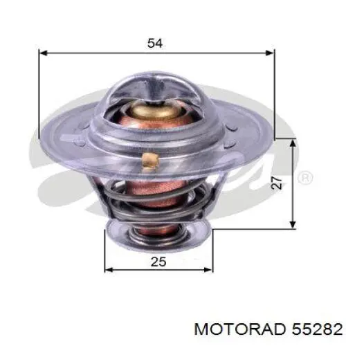 552-82 Motorad termostato, refrigerante