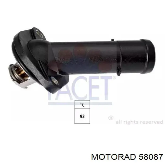 Termostato refrigerante Motorad 58087