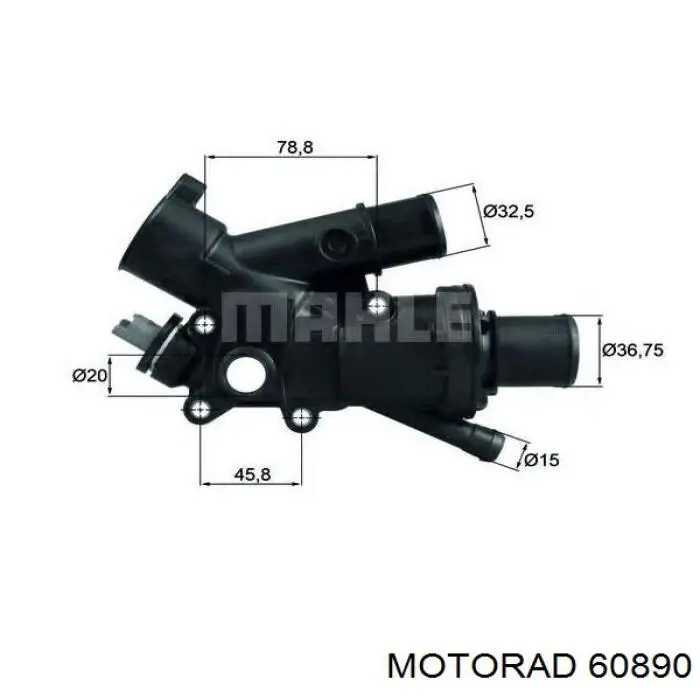 Comprar 352317003460 Magneti Marelli Caja de termostato