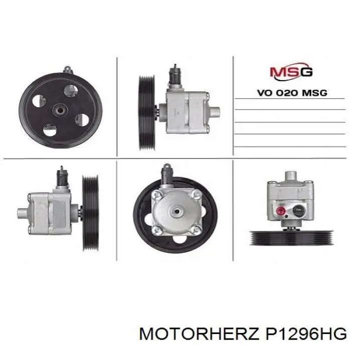 P1296HG Motorherz bomba hidráulica de dirección