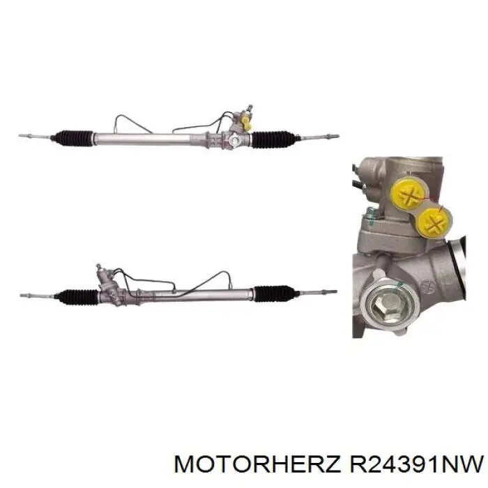 R24391NW Motorherz cremallera de dirección