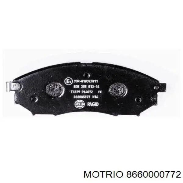 Pastillas de freno delanteras Nissan Navara D40M