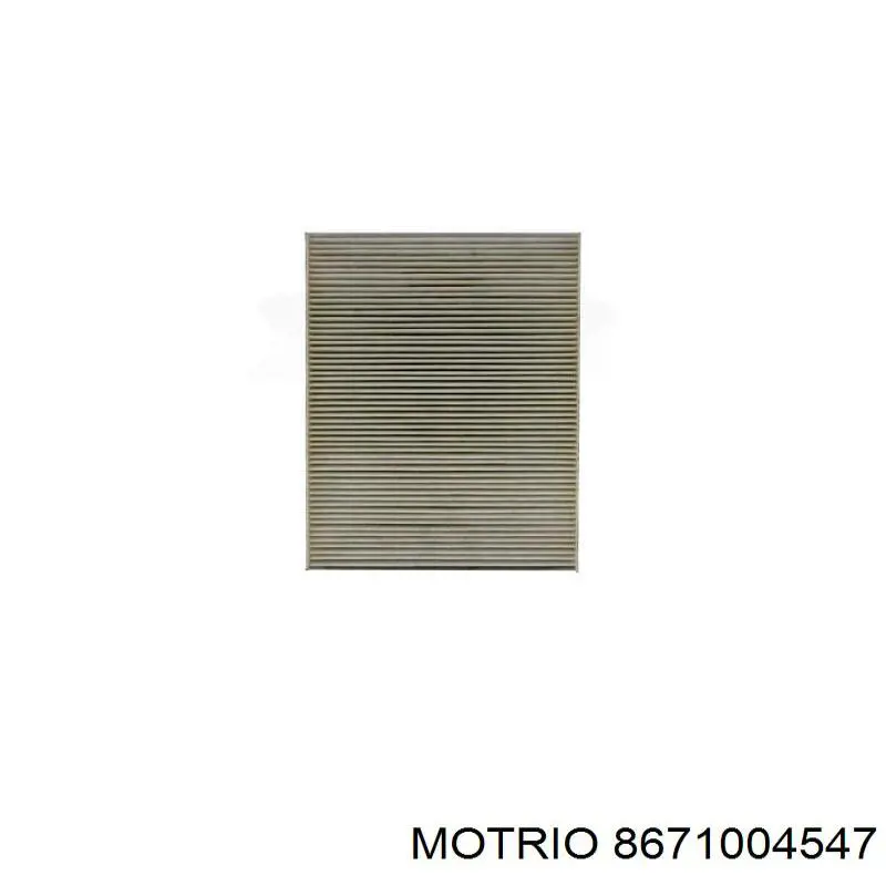 8671004547 Motrio filtro de habitáculo