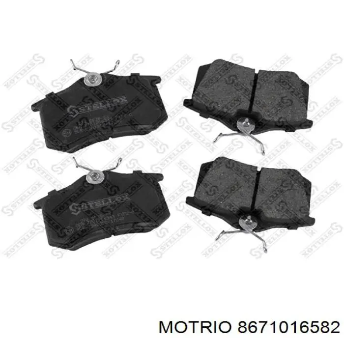 Pastillas de freno traseras 1607083280 VAG