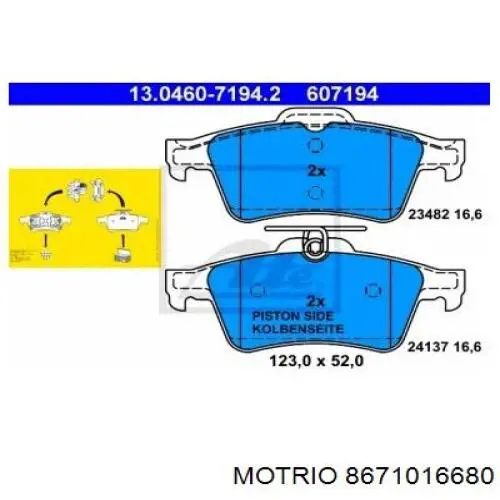 Pastillas de freno traseras Renault Espace 4 JK0