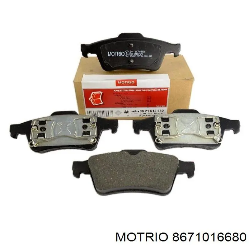 Pastillas de freno traseras Renault Espace 4 JK0